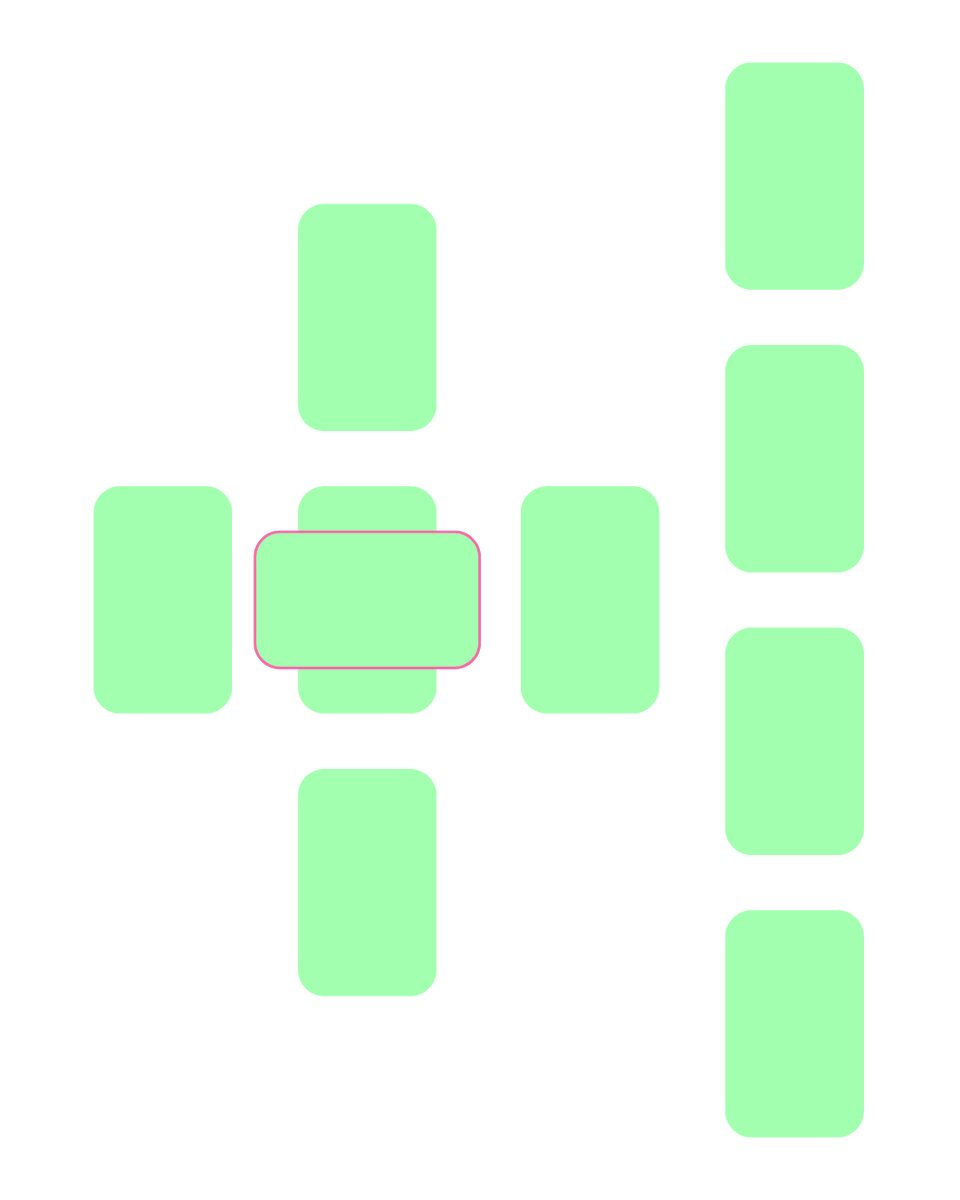 Pre-made spreads tarot card. Click to take you to the pre-made spreads page.